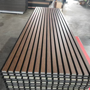 Panneaux acoustiques en bois plaqué bois à lattes 240x60cm Écologiques Style européen et <span class=keywords><strong>américain</strong></span> Auditorium Salle Mur Plafond - Product Image 4