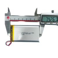 Baterai Lithium Ion Semi-solid State Isi Ulang 3000mah 3200mah 3.7V, 1000 Siklus, Katoda LiCoO2, Pengosongan Stabil KC