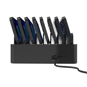 Cargador de escritorio inteligente PD 150 de 3,0 W, base de carga USB de 16 puertos con soporte para teléfono, tableta, portátil, reloj, auriculares AU EU, UK, enchufe de EE. UU. - Product Image 4