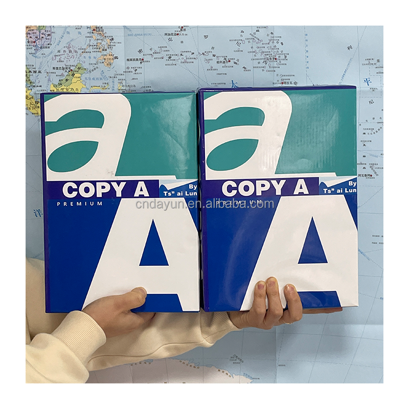 Hot Selling Dayun A4 Office Copy Paper 70GSM 75GSM 80GSM OEM 100% Virgin Wood Pulp 500 Sheets Grade+ Quality 98%-110% Whiteness
