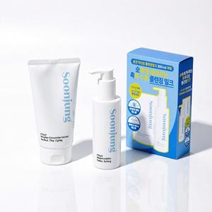 Lait nettoyant Soonjung 200ml, kit de recharge avec nettoyant visage 100ml pour tous types de peaux, formule K-Beauty - Product Image 1