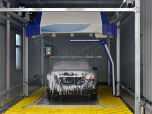 Machine de lavage de voitures électrique sans contact personnalisée en usine avec bras double réglable en acier inoxydable 2200W - Product Image 4