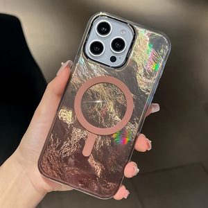 <span class=keywords><strong>Cover</strong></span> per Telefono in TPU con Effetto Laser Sfumato Colorato per <span class=keywords><strong>Apple</strong></span> iPhone 15 <span class=keywords><strong>Pro</strong></span> Max e 14 Plus, Custodia Protettiva con Presa Magnetica - Product Image 5