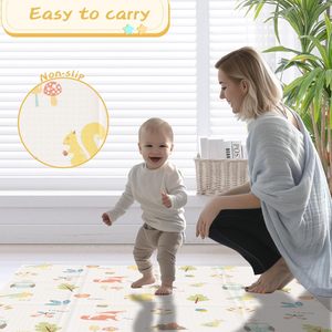 <span class=keywords><strong>Tapis</strong></span> <span class=keywords><strong>de</strong></span> <span class=keywords><strong>jeu</strong></span> extra large antidérapant, imperméable, <span class=keywords><strong>pliable</strong></span> et réversible, rembourré en <span class=keywords><strong>mousse</strong></span> XPE, <span class=keywords><strong>tapis</strong></span> <span class=keywords><strong>de</strong></span> <span class=keywords><strong>jeu</strong></span> pour bébé avec sac <span class=keywords><strong>de</strong></span> transport - Product Image 3