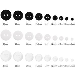 Boutons en résine pour vêtements de travail, boutons ronds à deux trous, boutons à quatre trous, boutons personnalisés colorés pour chemises, boutons en plastique pour robes pour femmes - Product Image 4