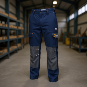 Pantalones de Trabajo T TAKE Fáciles de Usar, Color Azul, Talla 2XL, Durabilidad para Uso Industrial - Product Image 3