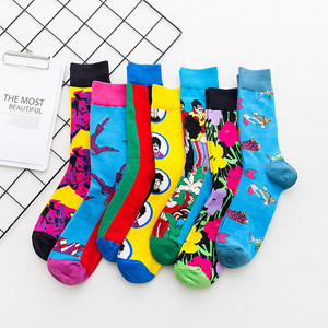Ingrosso modello colorato di animali di design originali alla moda floreale da uomo in cotone <span class=keywords><strong>fantasia</strong></span> <span class=keywords><strong>calzini</strong></span> Sox Crew carini - Product Image 2