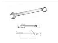 Clé à molette combinée multi-usages en titane de qualité industrielle, non magnétique, TI.OCW-OFFSET OEM pour la maison, la médecine et l'aviation