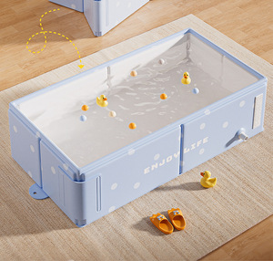 <span class=keywords><strong>Vasca</strong></span> da Bagno e <span class=keywords><strong>Doccia</strong></span> Pieghevole Grande Capacità in PVC, Portatile con Accessori Inclusi - OFFERTA SPECIALE - Product Image 2