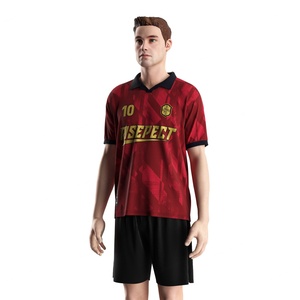 Maillot de football léger en polyester, anti-odeur, séchage rapide, évacuation de l'humidité, coupe athlétique ergonomique pour le jour du match - Product Image 2