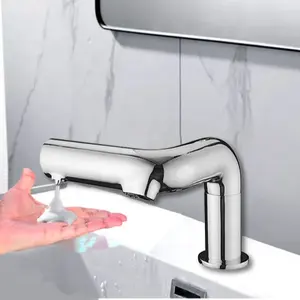 2 - IN- 1 integrated automatic faucet with soap dispenser USB Battery Infrared Touchless Countertop 1000ml