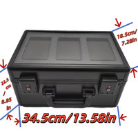 Boîte de rangement pour cartes de sport de baseball classées avec fenêtres, convient aux cartes de collection P-SA BGS SGC, boîte de rangement pour cartes à chargement par le haut, porte-cartes
