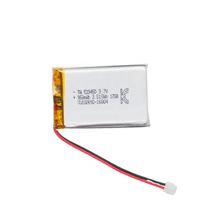 350mah 402438 3.7v titanate étui rigide drone enrichir puissance au lithium polymère batterie d'ion de cellules - Product Image 6