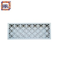 Grille de ventilation de plafond pour climatiseur décorative en acier inoxydable et aluminium moderne, couleur et taille personnalisables, design durable