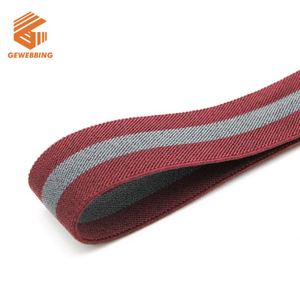 Sangle élastique en tissu tricoté rouge pour sacs et accessoires vestimentaires - Product Image 3