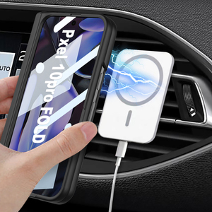 Từ Gấp Bản Lề Bao Gồm Tất Cả Da Cảm Giác Siêu Mỏng PC Trường Hợp Với Dây Ít Sạc Cho Google Pixel 9 <span class=keywords><strong>10</strong></span> Pro Gấp - Product Image 3