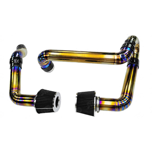 Kit <span class=keywords><strong>de</strong></span> filtro <span class=keywords><strong>de</strong></span> admisión <span class=keywords><strong>de</strong></span> <span class=keywords><strong>aire</strong></span> frío dorado <span class=keywords><strong>de</strong></span> <span class=keywords><strong>titanio</strong></span> Montaje frontal para motor BMW M3 M4 G80 G82 S58 - Product Image 1