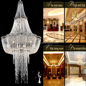 Grand lustre en cristal pour les hôtels lustre luxueux pour le salon lustre en cristal unique pour la salle de séjour - Product Image 6