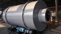 Sécheur rotatif à tambour homologué CE, machine de séchage rotative industrielle pour la déshydratation des engrais, des céréales et des déchets solides