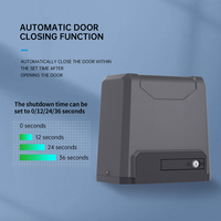 Motor Automático para Puerta Corredera con Wifi, 2000 kg, Motor sin Escobillas, Control Remoto de 433.92MHz, Diseño Moderno para Villas, de la Mejor Calidad