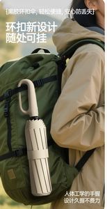 Parapluie pliant entièrement automatique, imperméable, anti-UV, renforcé, avec clip de fixation pour montagne, idéal comme cadeau d'affaires personnalisé - Product Image 5