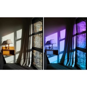 Película Decorativa para Ventanas de PET Iridiscente Dicroica, Autoadhesiva, Ecológica, Moderna y a Prueba de Explosiones - Product Image 6