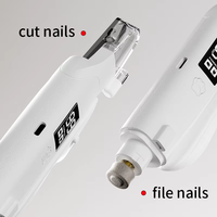 Coupe-ongles électrique intelligent à double affichage numérique, double réduction du bruit, coupe précise, batterie, acier inoxydable, toilettage
