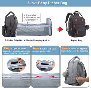 BSCI personalizado de alta calidad <span class=keywords><strong>Byby</strong></span> bolsa de almacenamiento de pañales impermeable duradero mamá pañal mochila - Product Image 6