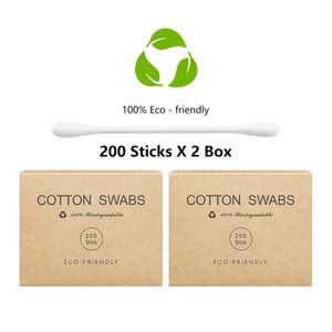 300 cotons-tiges de nettoyage multi-usages avec pointes rondes/affûtées et bâtonnets en bambou pour l'électronique - Product Image 3