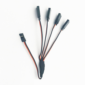 Futaba JR 3Pin Servo Y Splitter Extension Cable 1 Male to 2 Female 22AWG 300mm for RC Drone Car Airplane Receiver Controller ESC - Product Image 5