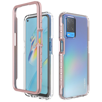 Coque de protection en PC pour téléphone portable OPPO A54 4G, coque arrière en TPU et PC pour OPPO A54 4G