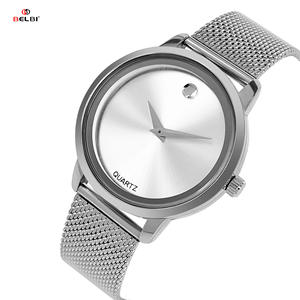 Montre de luxe pour femmes avec bracelet en maille d'acier - Product Image 5