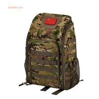 Sac à dos tactique camouflage Oxford SOB2301 avec logo personnalisé, 25L/35L/45L, sac de randonnée, fermeture éclair, doublure en polyester, imperméable