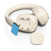 Auriculares Inalámbricos Bluetooth 6.0 Plegables con Batería Extraíble, Auriculares Estéreo con Micrófono para Computadora Portátil y Móvil