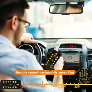 Écran d'affichage à LED pour voiture Lumière d'expression souriante Lumière de geste de fenêtre arrière Visage souriant Avertissement de colère Clignotant Emotion Light - Product Image 4