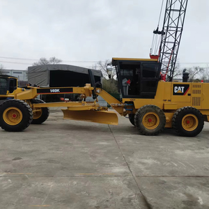 Second Hand <b>Used</b> Construction Machinery CAT 140K 15 Ton <b>Grader</b> for Sale 1000H From Shanghai Japanese Brand Good Condition - Product Image 1