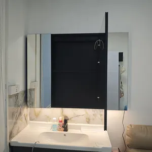 Armoire à pharmacie Frontlit Anti-buée 3 couleurs température Dimmable Led salle de bain Smart TV miroir avec miroir
