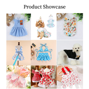 Ensemble de maillots de bain pour animaux de compagnie tendance, vêtements d'été pour chien, motif sirène et fraise, maillot de bain pour chiot, tenue de plage pour animaux de compagnie, vêtements pour animaux - Product Image 6