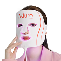 Masque facial LED médical portable avec 7+1 couleurs, thérapie par lumière rouge 630nm et infrarouge 850nm pour l'anti-âge (Origine CN)