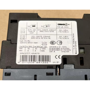 Disjoncteur moteur 3RV2011-4AA15 S00, neuf, 100% d'origine, classe 10, 3P, 10-16A, 480VAC, 50/60Hz, 3RV2011-4AA15 - Product Image 5