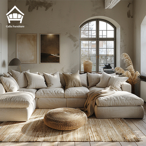 <span class=keywords><strong>Divani</strong></span> Componibili a L in Stile Nordico, Moderni <span class=keywords><strong>Divani</strong></span> Angolari in Tessuto, Convertibili ed Estensibili, Arredamento per Soggiorno, Divano <span class=keywords><strong>Letto</strong></span> - Product Image 2