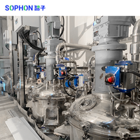 Système de préparation de pâte de batterie au lithium SOPHON avec diaphragme céramique automatique en acier inoxydable, certifié CE