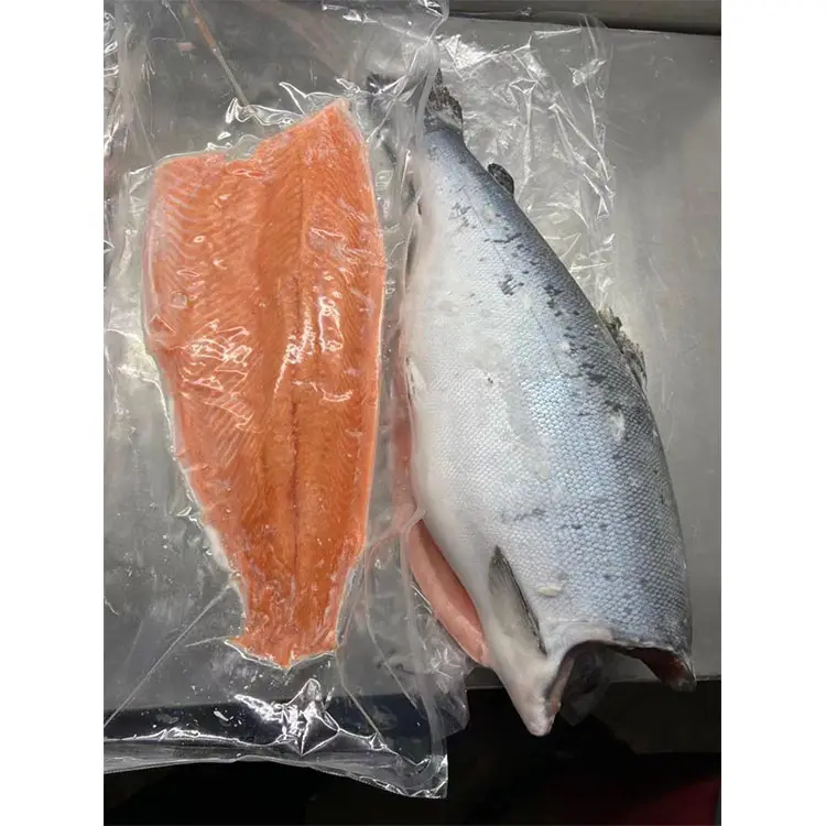 新鮮な卸売冷凍サーモン魚/太平洋サーモン冷凍コーホーサーモンフィレット