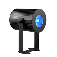 Projecteur LED compact Pinspot DMX512 RGBW 4-en-1 40W pour DJ de soirée, avec zoom, mélange de couleurs, faisceau, stroboscope et projecteur blanc