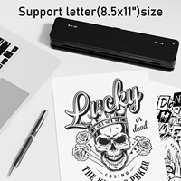 Mesin Transfer tato Bluetooth USB nirkabel, Printer tato termal nirkabel Bluetooth 2024 dengan aplikasi