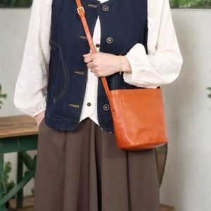 <b>Mini</b> Round Leather <b>Bag</b> 7 Inch Lightweight Zipper Closure Everyday Use Women's Crossbody <b>Bag</b> - Product Image 3