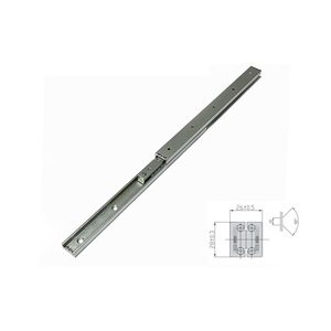 Deslizador telescópico de alta resistencia Guía de acero de alta carga 28mm de ancho 26mm de espesor Deslizador bidireccional personalizado Carga 230Kg Rollon Cajones Rieles - Product Image 5