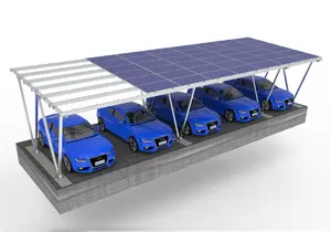 Solar Carport Mount System / Aluminium Solar Roof Carport Racking Structure / Solar Carport Structural
