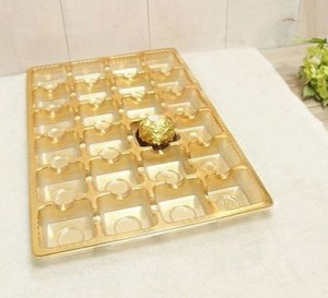 Wholesale Custom Disposable Plastic Blister Chocolate Insert Tray blister insert tray