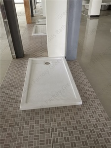 Plateau <span class=keywords><strong>de</strong></span> <span class=keywords><strong>douche</strong></span> à <span class=keywords><strong>angle</strong></span> rectangulaire, assiette <span class=keywords><strong>de</strong></span> salle <span class=keywords><strong>de</strong></span> bains 28x48 - Product Image 5